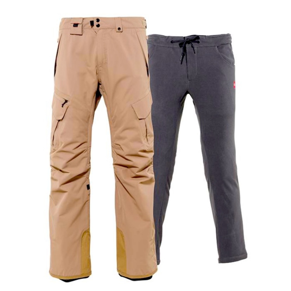 686 Men’s 3-1 Snow Pants **color is not as listed, ash green/ tan*